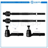 ECCPP 4pcs Inner Outer Tie Rod End Links For Chevrolet Traverse Suspension Kit KOEEP