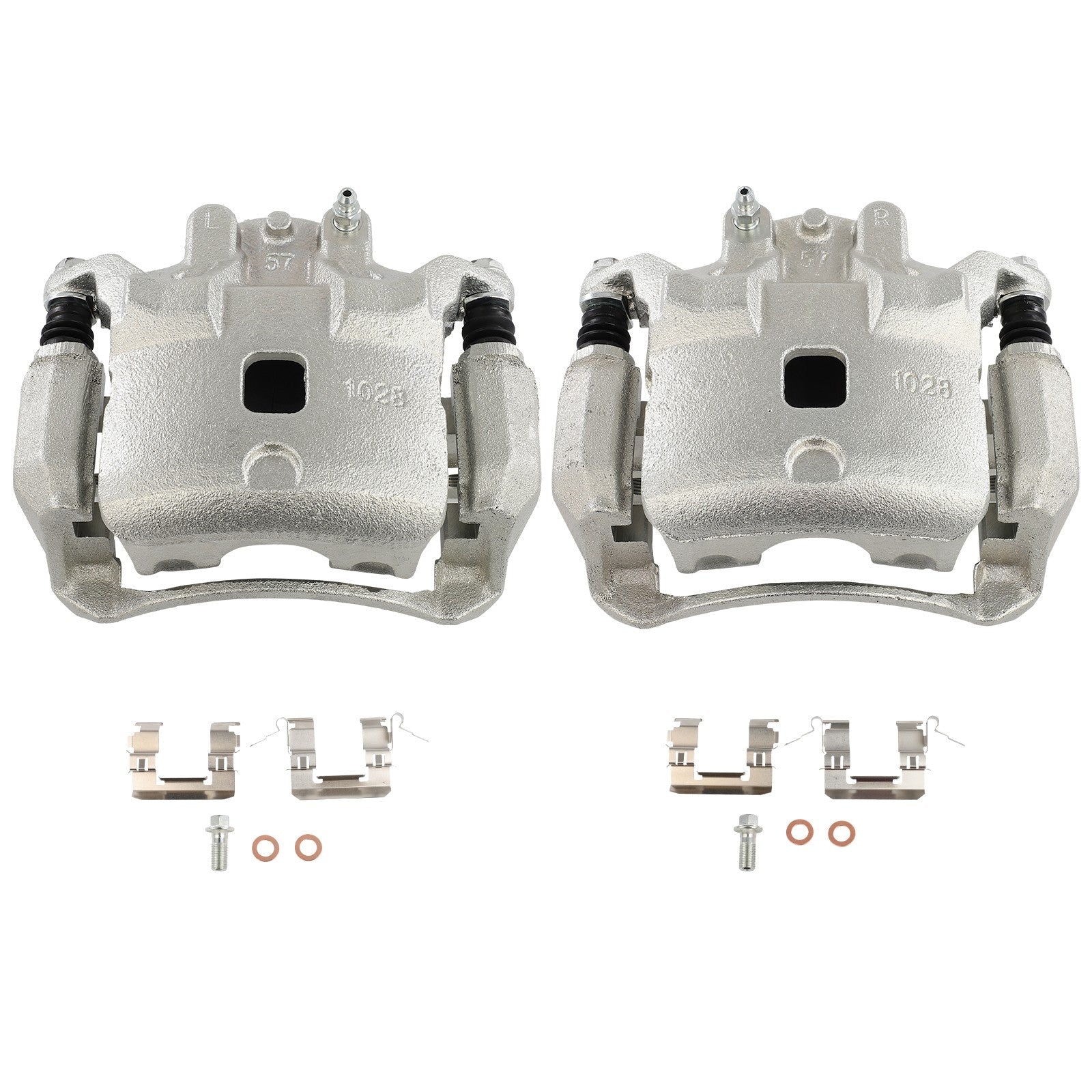 Front Left Right Brake Calipers 2Pcs For 2007-2019 Nissan Sentra 19B3306 19B3307 6B93BC-57