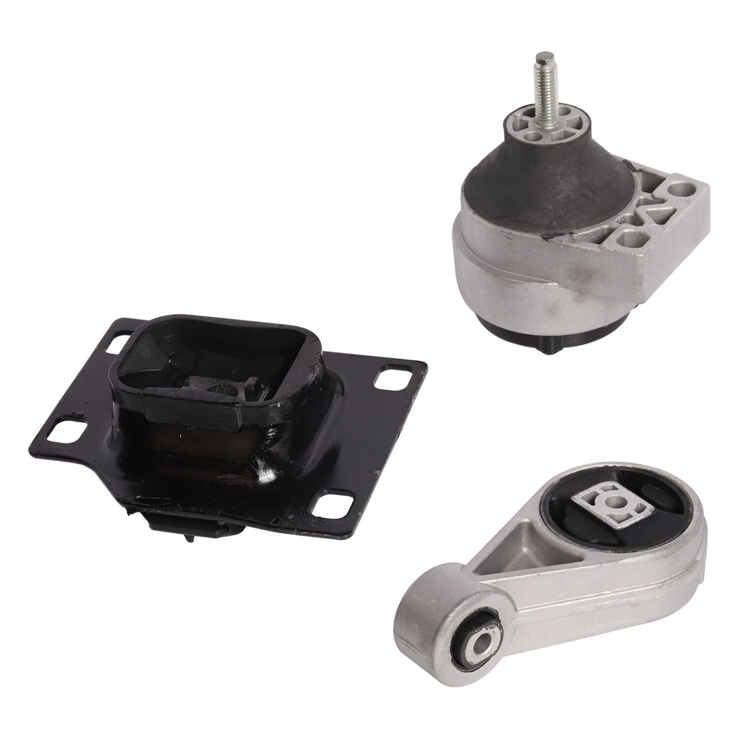 Engine Mount Set compatible with Honda 2006-2011 Civic Ford 2005-2007 Focus L4 6B93BC-57