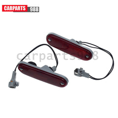 Pair LH & RH Rear Reflector Side Marker Lights W/ bulbs For 1996-00 Toyota RAV4 6B93BC-57