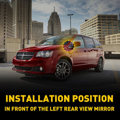Left Mirror Pillar Trim Corner for Cover 08-19 Dodge Caravan Town Country EOA 6B93BC-57