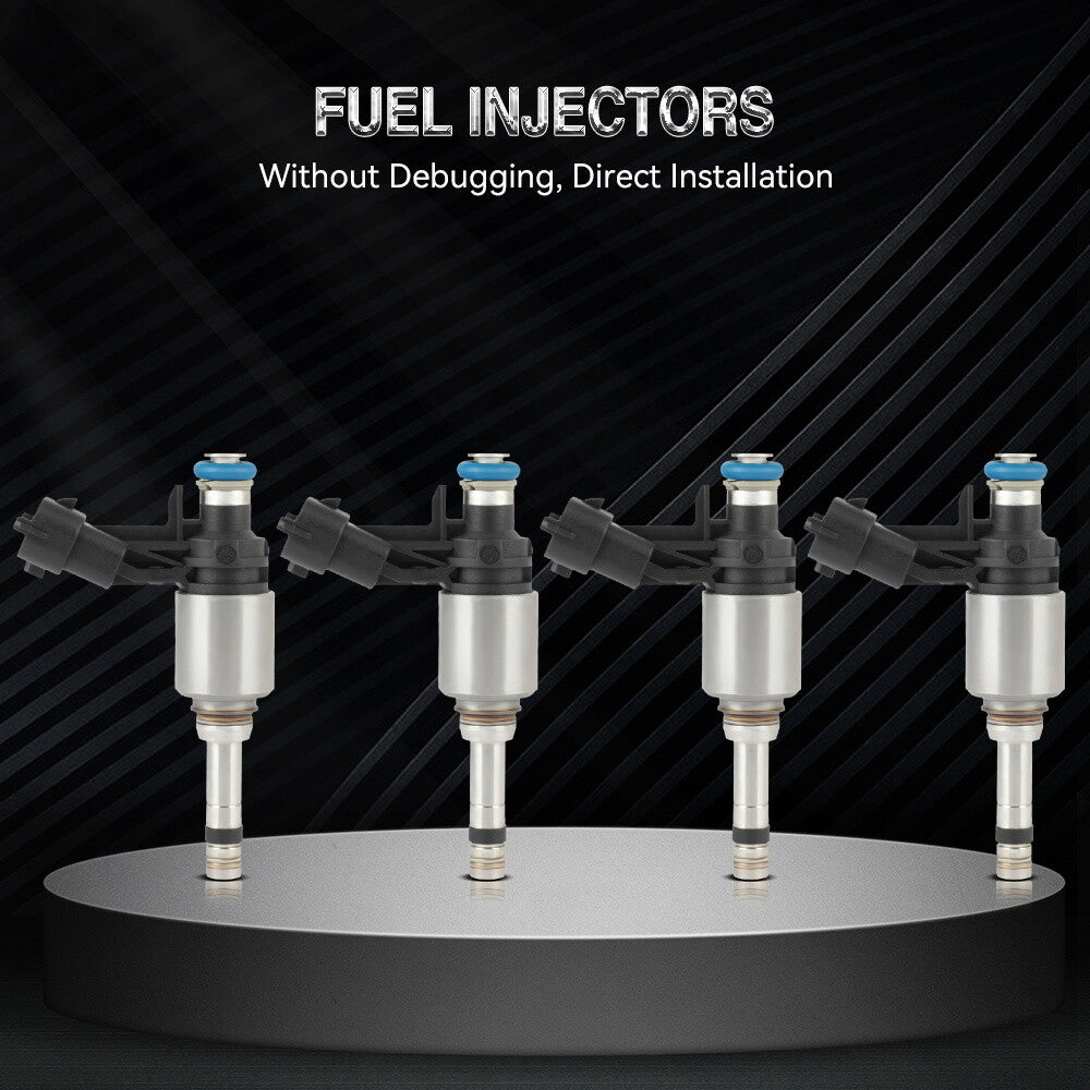 4 Fuel Injectors For Hyundai Veloster for Kia Rio Soul 2012-2017 Accent 2012-18 6B93BC-57
