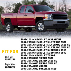 For 2007-2013 TAHOE SIERRA SILVERADO YUKON DOOR UPPER PANEL TRIM LEFT RIGHT EOA 6B93BC-57