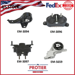 Engine & Trans. Mount 4PCS. 04-10 for Chevy Malibu/ Pontiac G6/ Saturn Aura 3.5L 6B93BC-57