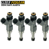 4PC 16611-AA88A fuel Injectors for 2015-2017 Subaru Outback 2.5L H4 16611-AA87A 6B93BC-57