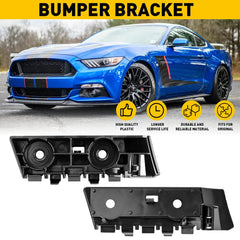 For Ford Mustang Front Bumper Bracket 2015-2017 Driver & Passenger Pair Cover US 6B93BC-57