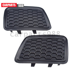 Pair Front Lower Grille Tow Hook Cover Bezel For 2014-2016 Jeep Grand Cherokee 6B93BC-57