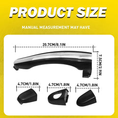 4pcs For 2006-2011 Hyundai Azera Front Rear LH+RH Primed Outside Door Handle EOA 6B93BC-57
