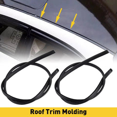 For 2010 2009 2011 2012 2013 Toyota Corolla Set of 2 Black Roof Trim Molding Kit 6B93BC-57