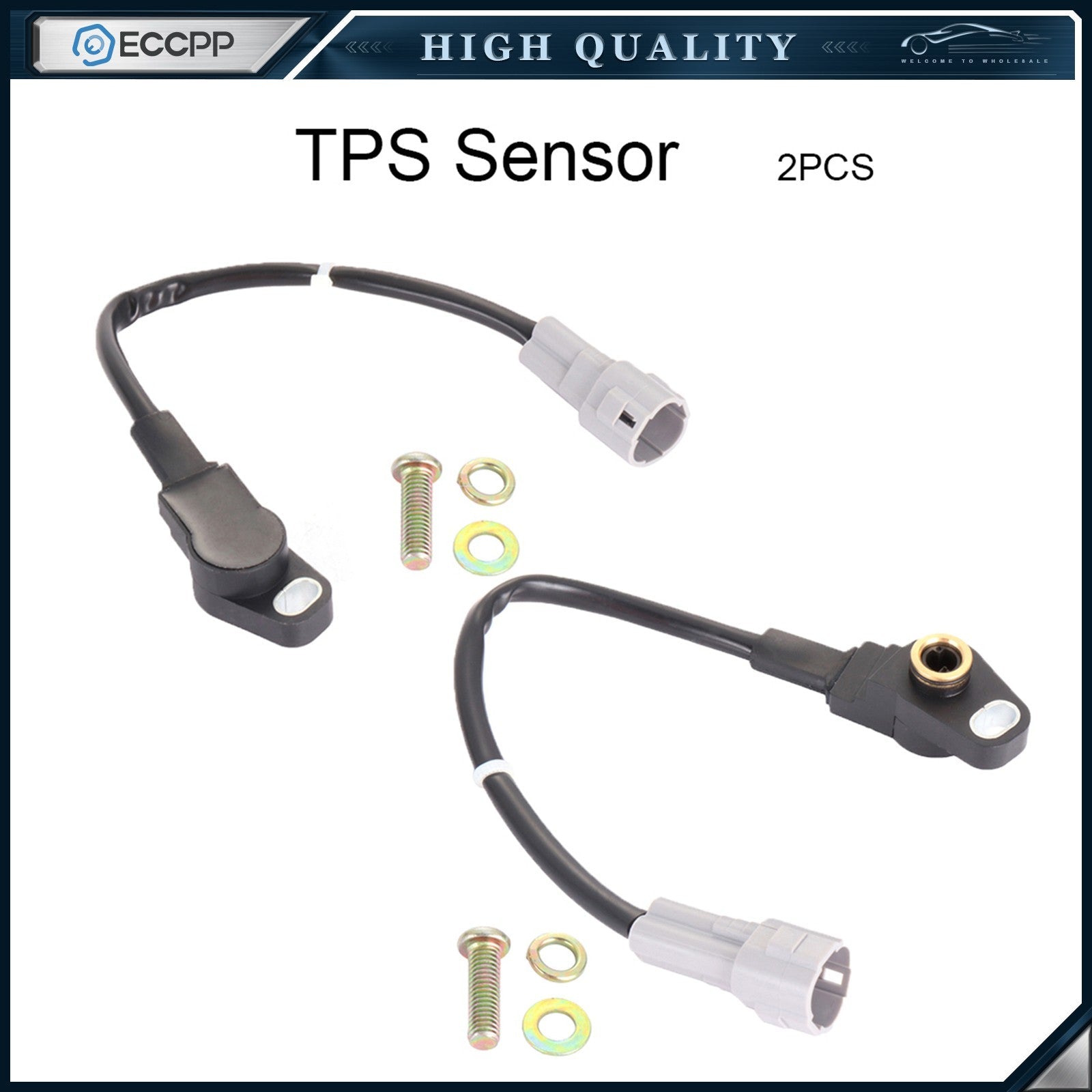 ECCPP For Sportsman EFI 2pcs Throttle Position Sensor 2410342 1204715 ECCPP