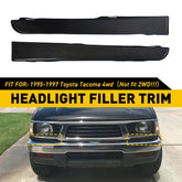 2PCS Front Bumper Grille Headlight Filler Trim Cover For 95-97 Toyota Tacoma 4wd 6B93BC-57