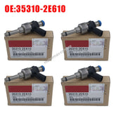 4PC Fuel Injector For2018-20 Hyundai Sonata Kia Optima 2.0L Hybrid EX 353102E610 6B93BC-57