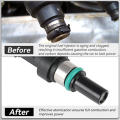 For Nissan Versa 1.6L 2009 2010 2011 4pcs Fuel Injectors 6B93BC-57