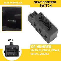 Power Seat Adjust Switch 12451495 For GMC Yukon Sierra Chevy Cadillac Escalade A 6B93BC-57