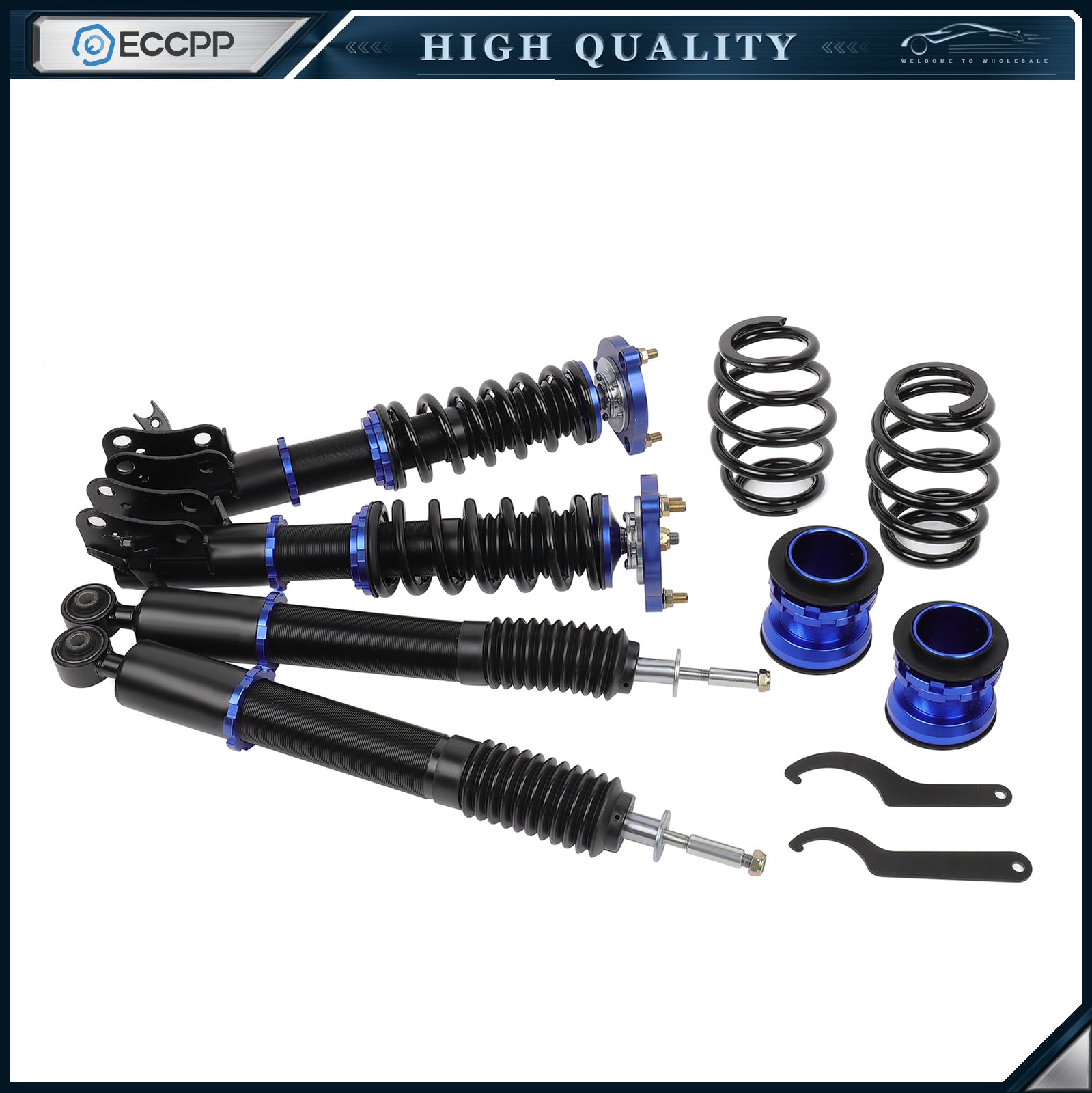 Coilovers Suspension Shocks Absorbers For 2006-2011 Honda Civic Strut Adj.Height 6B93BC-57