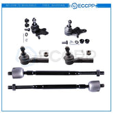 6pcs Front Tie Rod Ends Ball Joints For Toyota Tercel Paseo 1.5L 1991-1999 6B93BC-57