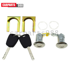 Cylinder Door Lock Barrel With Keys Fit For Citroen C1 Peugeot 107 Toyota Aygo 6B93BC-57