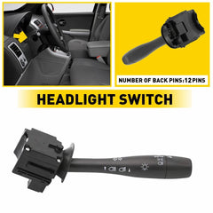 For 05-10 Chevy Cobalt Turn Signal Headlight Dimmer Switch 20940099 D6254E A 6B93BC-57