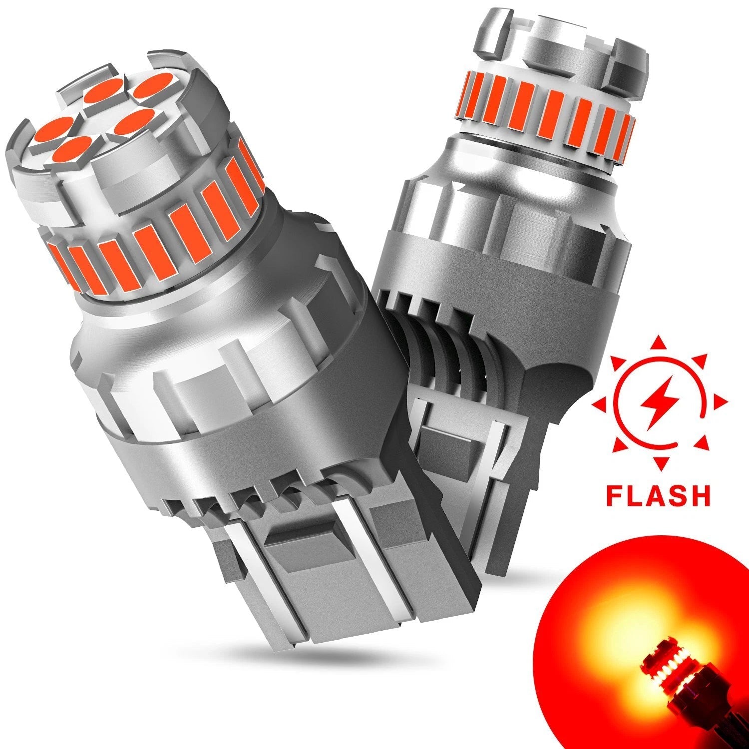 2X LED Strobe Flashing Blinking Lamp for Honda Accord Civic Brake Tail Light EAO 6B93BC-57