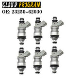 6PC Fuel Injectors 23250-62030 For Toyota 4Runner Tacoma 3.4L Lexus ES300 Camr 6B93BC-57