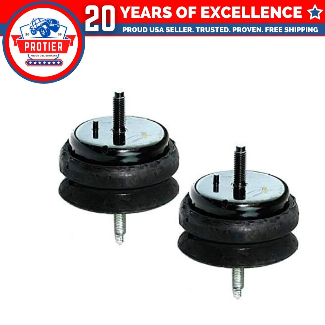 2PCS Front Left & Right Motor Mount Set for 1997-2004 Chevrolet Corvette 5.7L 6B93BC-57