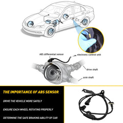 Front Left Right Wheel Speed Sensor for 2011-2020 Mitsubishi Outlander Sport RVR 6B93BC-57