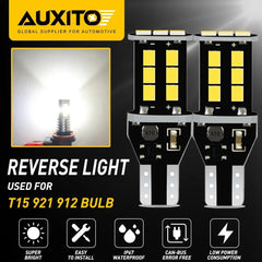 2X T15 W16W LED ERROR FREE 921 912 Car Backup Reverse Light bulbs for Audi A4 A5 6B93BC-57