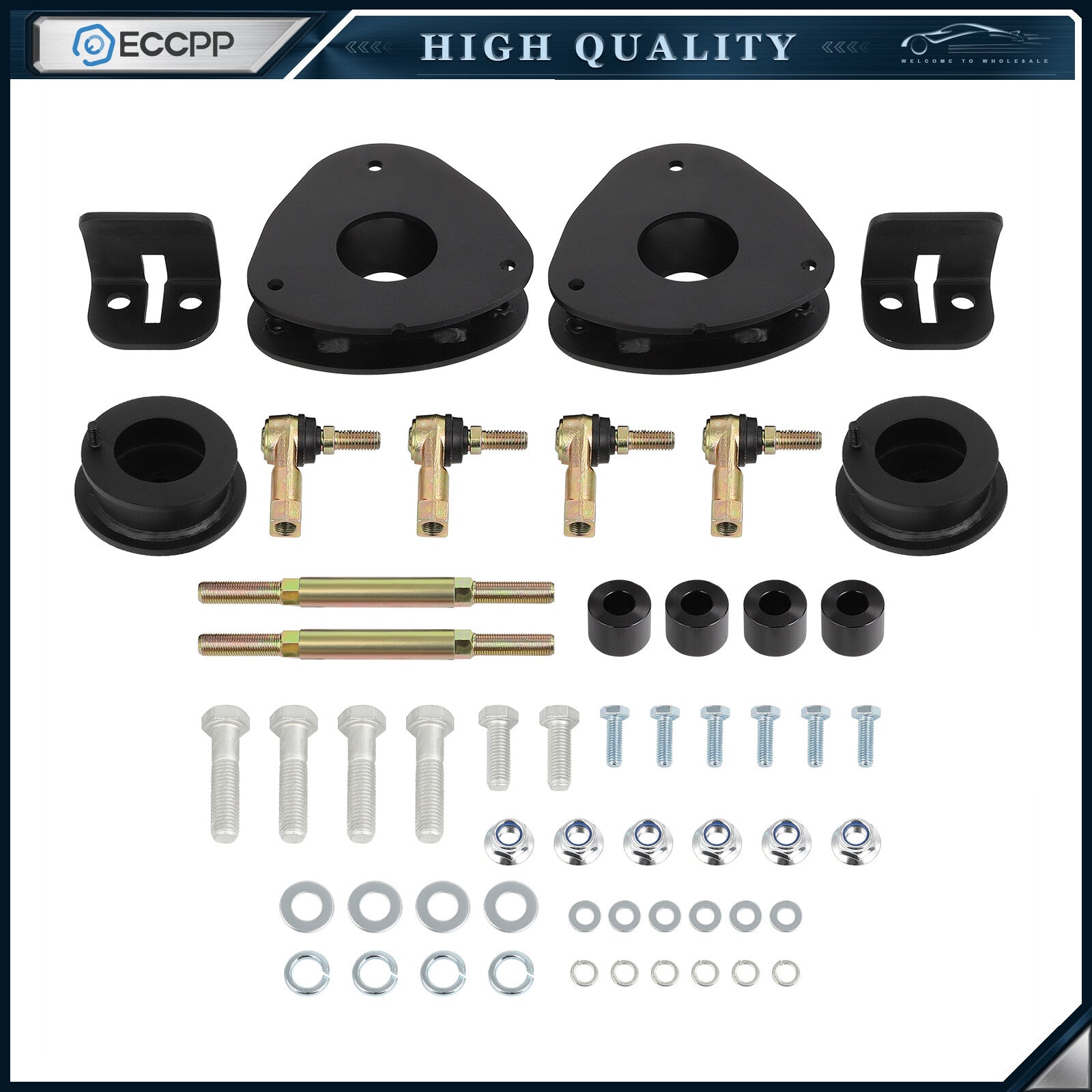 1.5" Front Rear Leveling Lift Kit + Sway Endlink For 2021+ Ford Bronco Sport 4WD 6B93BC-57