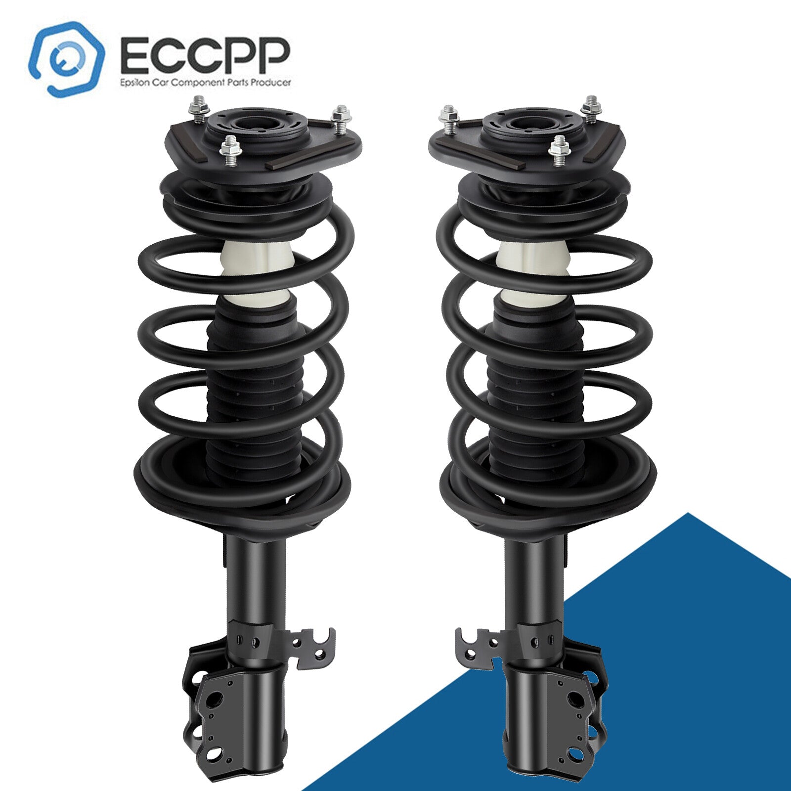 2PCS Front Struts Shock With Spring Mount For 2003-2007 2008 Toyota For Corolla 6B93BC-57