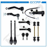 11pcs Front Tie Rod Ends Pitman Idler Arm For GMC Yukon Sierra Silverado 1500