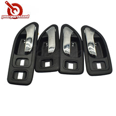 Black/Beige Inside Door Handle Front Rear Left/Right for 1994-1997 Honda Accord 6B93BC-57