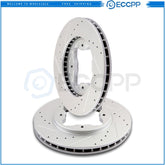 260mm Front Drilled and Slotted Brake Rotors for 1990-1997 Honda Accord Acura CL