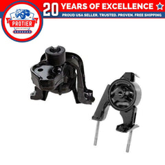Fits 2000-2005 Toyota Echo 1.5L Front Right & Rear Motor Mount Set 2PCS : 6B93BC-57