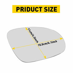 Passenger Side Mirror Glass for 2011-2019 Volkswagen VW Passat Jetta Beetle EOA 6B93BC-57