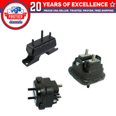 Motor & Trans Mount 3PCS Fit Buick Rainier 5.3L/ Chevy SSR Trailblazer 5.3/6.0L 6B93BC-57