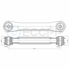 2pcs Front Lower Control Arms LH RH For 93-97 98 Jeep Grand Cherokee Suspension 6B93BC-57