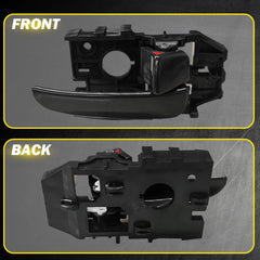 Interior Door Handle For 2001-2006 Hyundai Elantra Set of 2 Front Black Plastic 6B93BC-57