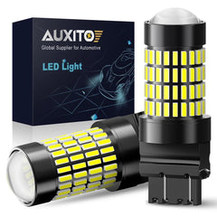 AUXITO 2X 3157 3156 T25 Back up Reverse Light White LED Tail bulb 102SMD EA AUXITO