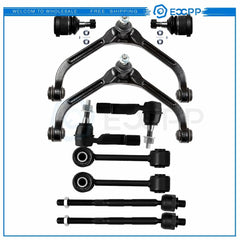 10pcs Complete Front Suspension Kit For 2006 2007 Jeep Liberty Tie Rod Ends KOEEP