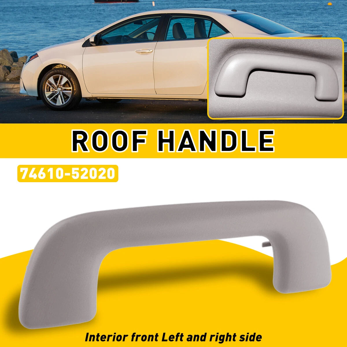 Front LH RH Inner Roof Ceiling Handle Pull Grab For Toyota Corolla Yaris Rav4 EA 6B93BC-57