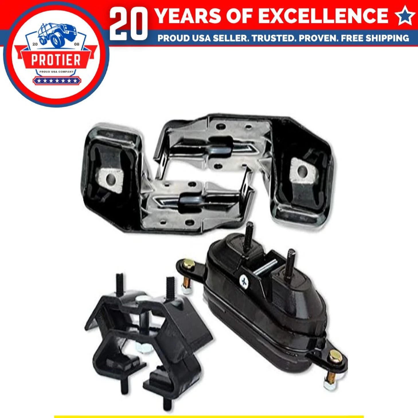 Fits 1997-2005 Buick Century 3.1L Engine Motor & Trans Mount Set 4pcs 6B93BC-57