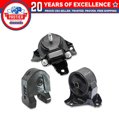 Fits 2006-2008 Hyundai Sonata 2.4L Engine Motor Mount Set 3pcs : A7162 A7147 6B93BC-57