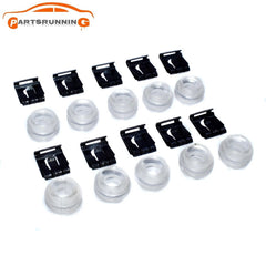 10 Set Transmission Gear Linkage Shifter Bushing w/Clip For Mercedes W111 W123 6B93BC-57