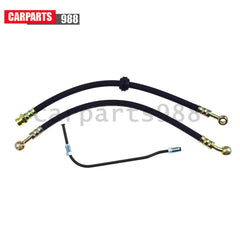 Upper + Lower Brake Hose Kit w/ Brake Pipe For Honda CB350/400F/450K/500/550/750 6B93BC-57