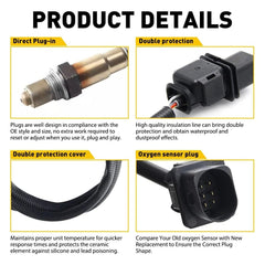 2pcs Up+Downstream Oxygen Sensor Fits 2012-2014 Kia 2012-2015 Rio Kia Soul 1.6L 6B93BC-57