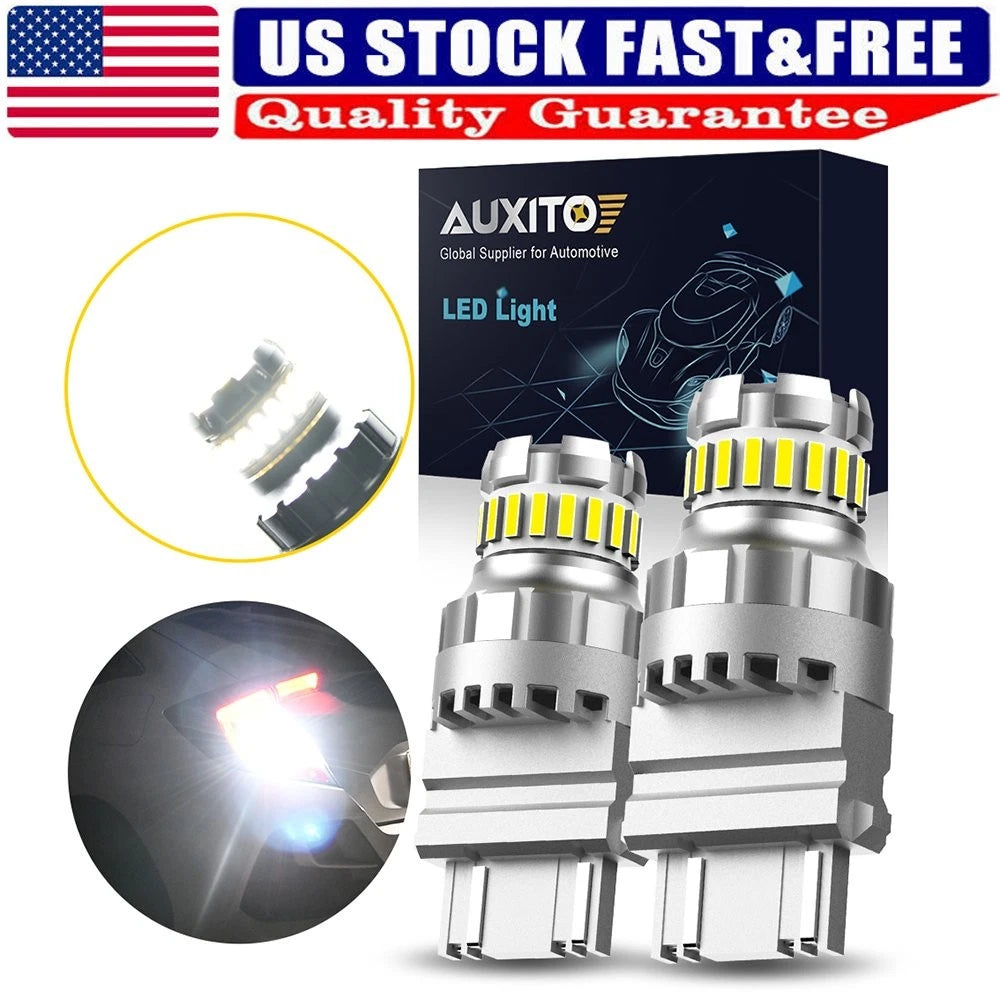AUXITO 3156 3157 LED Reverse Turn Signal Tail Light Bulb CANBUS Anti Hyper Flash AUXITO