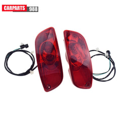 Pair Rear Bumper Reflector Lamp For 07-09 Hyundai Santa Fe 924082B010 924092B010 6B93BC-57
