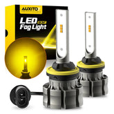 2PCS 880 890 892 893 899 CSP LED Fog Light Driving Bulbs 50W 3000K Amber Yellow 6B93BC-57