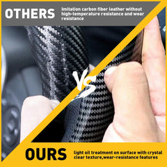Carbon Fiber Car Steering Wheel Booster Cover Car Accessories For 15"/37-38CM EA 6B93BC-57