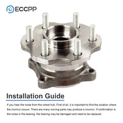 1Pc Wheel Hub Bearing Rear For Nissan Pathfinder | For Armada Mexico Built Only 6B93BC-57